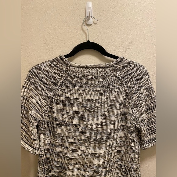 CAbi #973 Marled Short Sleeve Knit Sweater Tunic - Picture 5 of 9